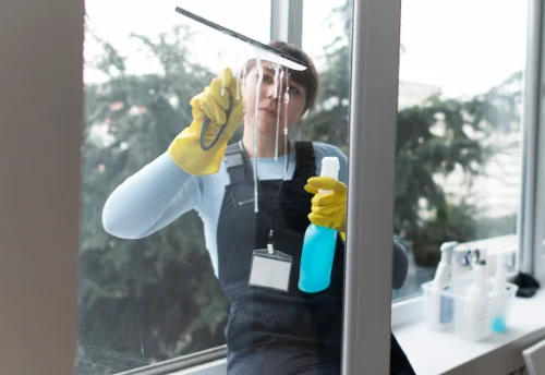 Nettoyage de vitres intérieures et extérieures à Calorguen